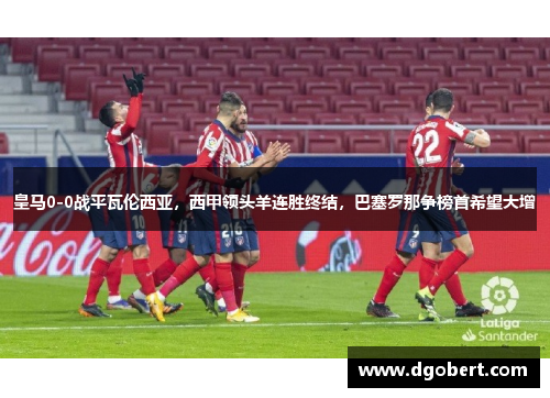 皇马0-0战平瓦伦西亚，西甲领头羊连胜终结，巴塞罗那争榜首希望大增